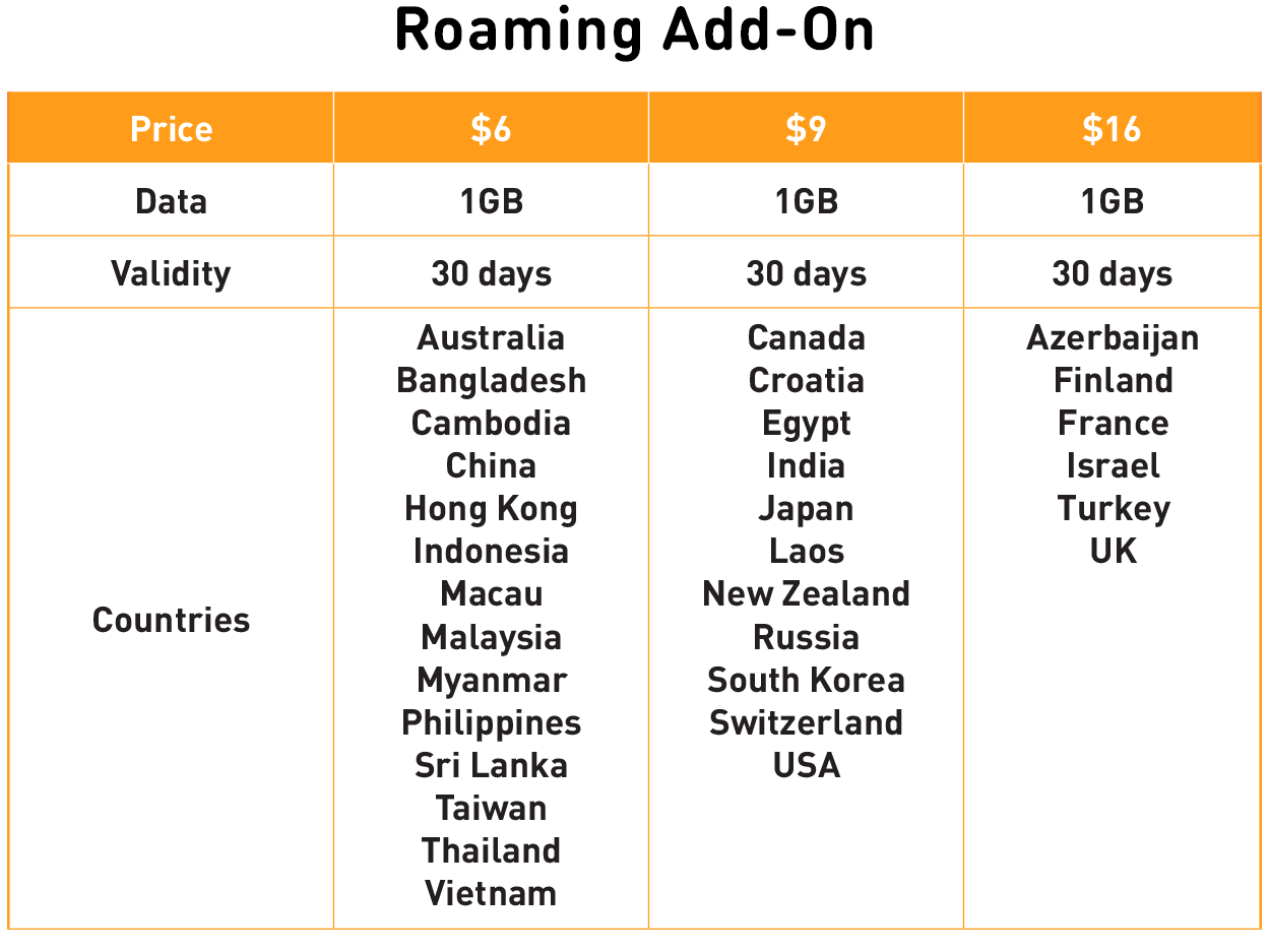 Best Sim Only Plan For Roaming ️ Data Roaming Add On | Maxx